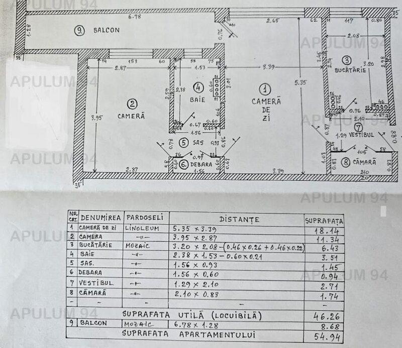 Apartament 2 camere, 55mp,  Metrou Tineretului si Parcul Tineretului